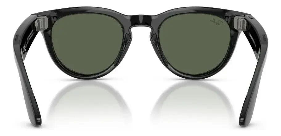 Meta Headliner Gen2 Ray-ban Verde G-15 Negro Brillante Mediana 5