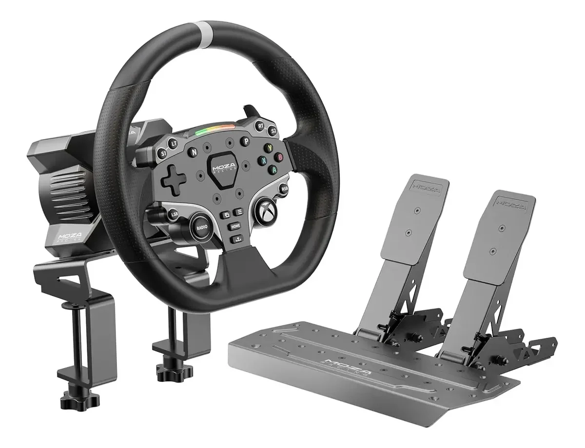 Kit Moza R3 (xbox) - Dd 3.9nm - Aro Base Y Pedales! Xbox/pc Xbox 2