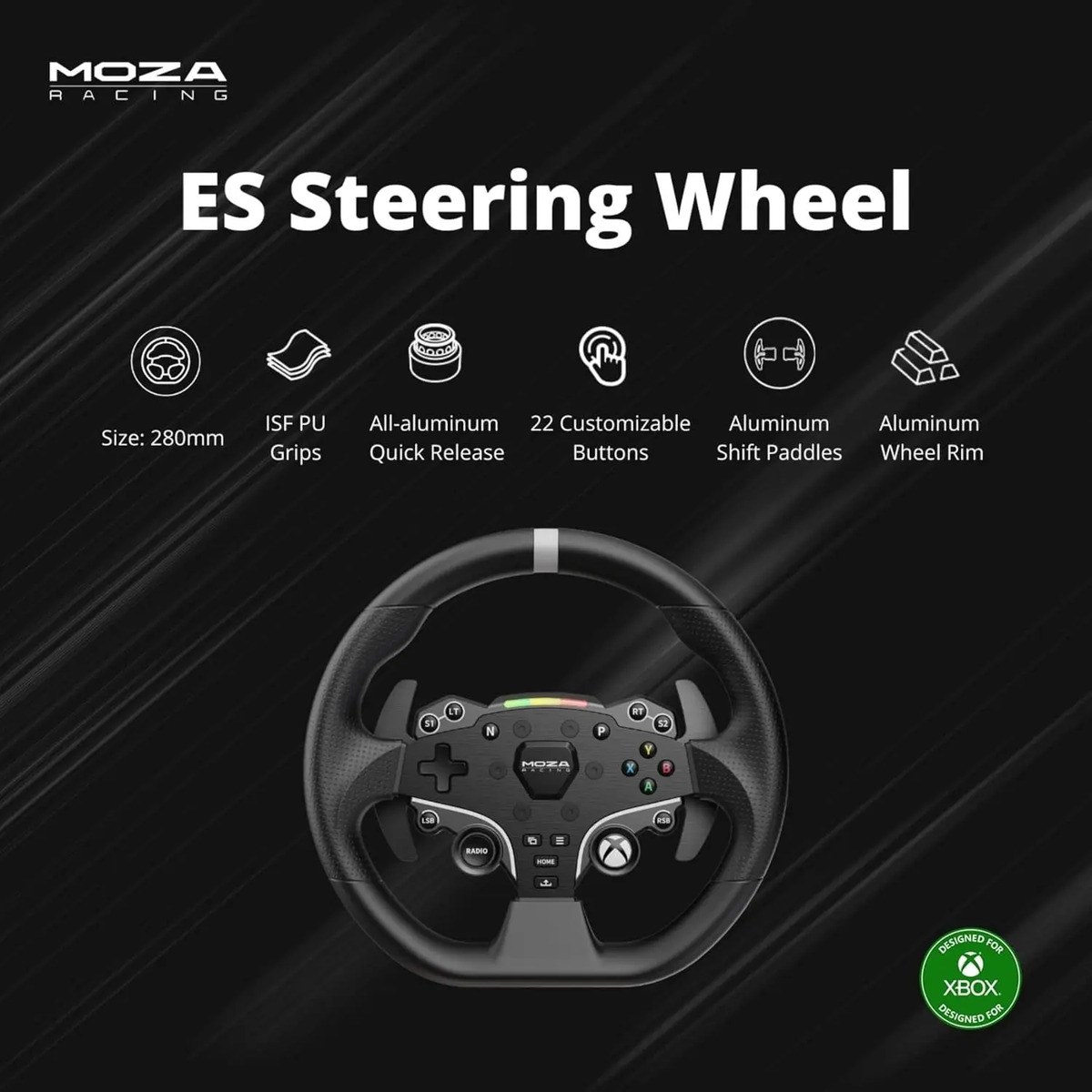 Kit Moza R3 (xbox) - Dd 3.9nm - Aro Base Y Pedales! Xbox/pc Xbox 4
