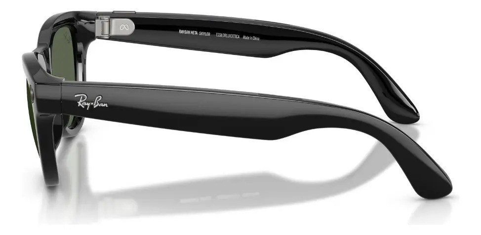 Gafas Ray-ban Skyler Meta Shiny Black/g15 Green G15 Green Brillant Black Verde Negro 52 4
