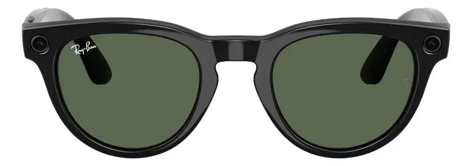Meta Headliner Gen2 Ray-ban Verde G-15 Negro Brillante Mediana 4