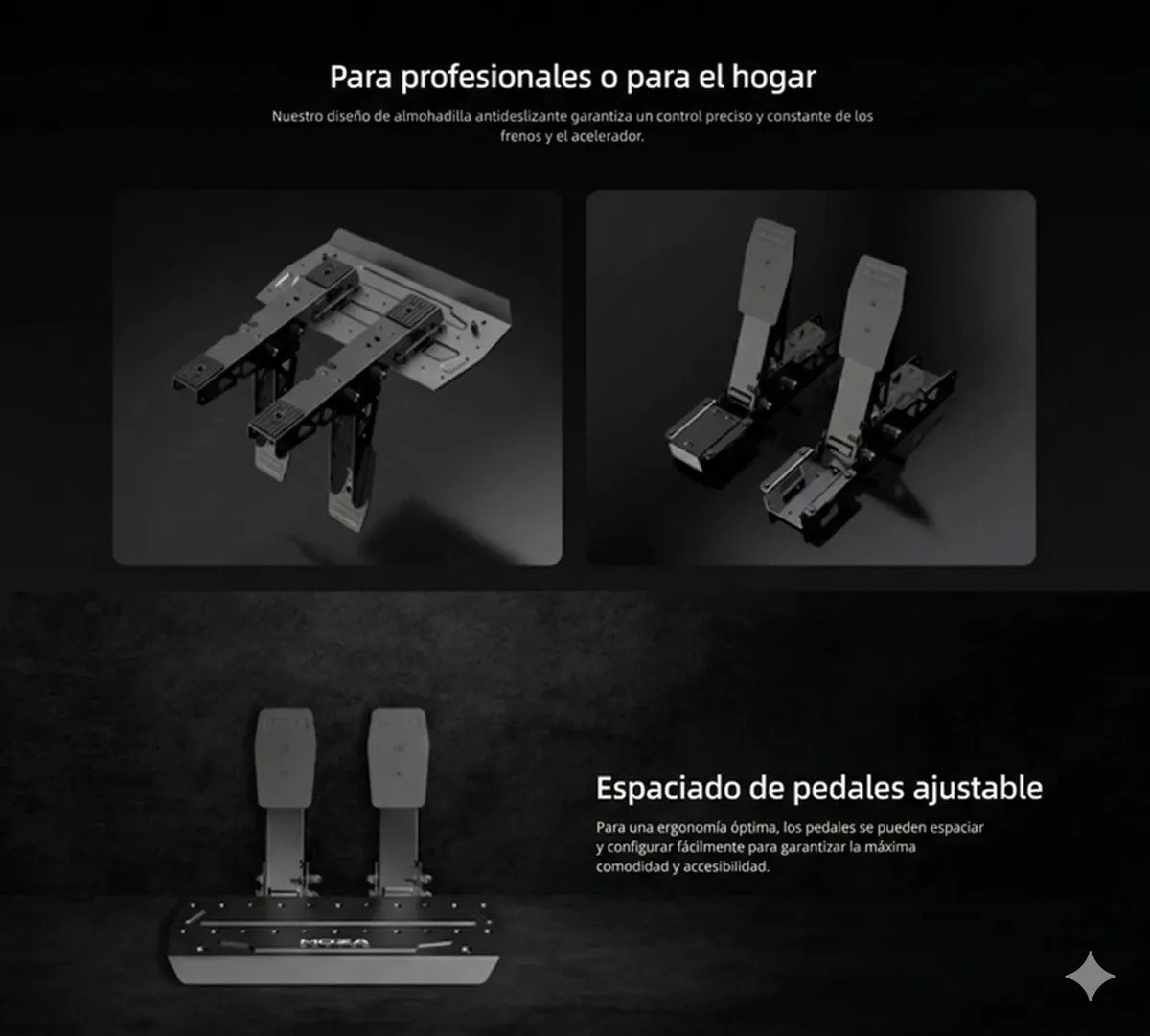 Volante Y Pedales Moza Racing R3 Direct Drive Para Simulador Pc Negro 9