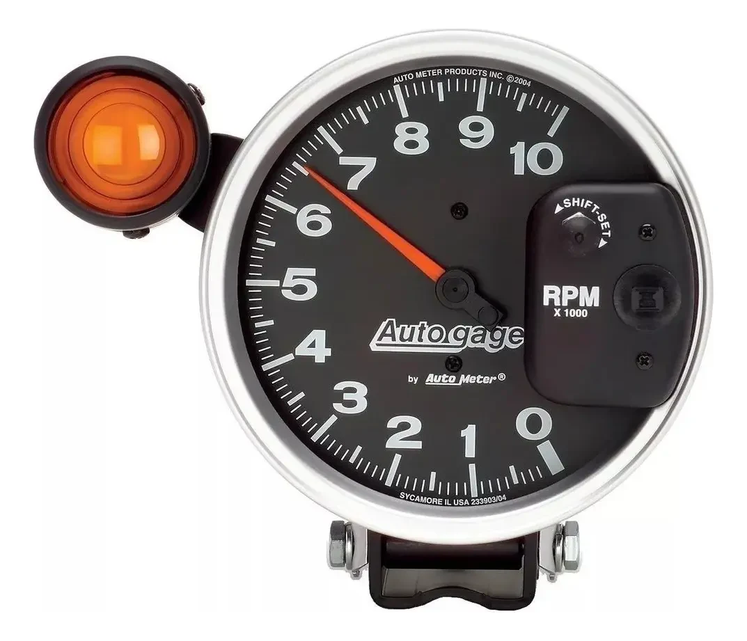 Tacometro Autogage - Autometer - Con Shift Light - #233904 - Negro