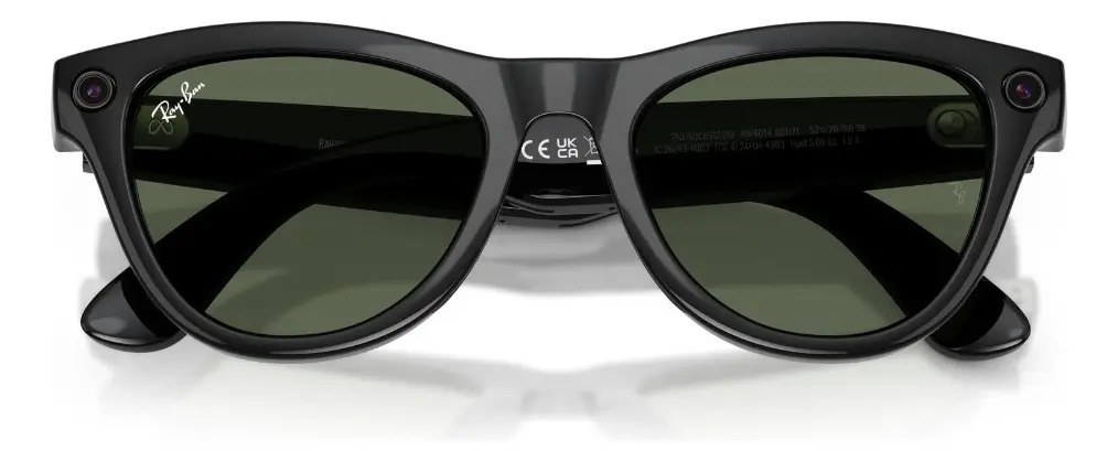 Gafas Ray-ban Skyler Meta Shiny Black/g15 Green G15 Green Brillant Black Verde Negro 52 7