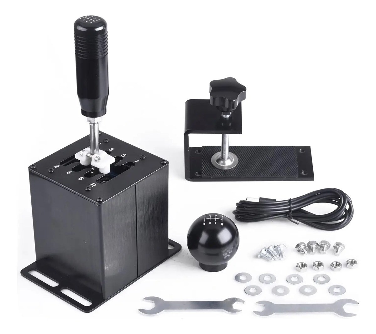 Palanca De Cambios - Simulador - Shifter Usb - Caja En H 7+r Negro