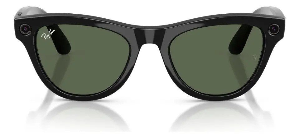 Gafas Ray-ban Skyler Meta Shiny Black/g15 Green G15 Green Brillant Black Verde Negro 52