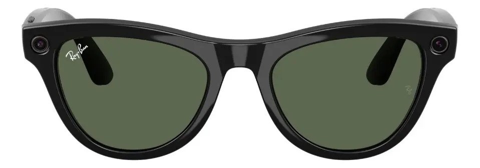Gafas Ray-ban Skyler Meta Shiny Black/g15 Green G15 Green Brillant Black Verde Negro 52 5