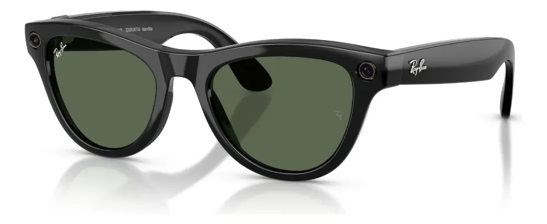 Gafas Ray-ban Skyler Meta Shiny Black/g15 Green G15 Green Brillant Black Verde Negro 52 3